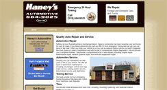 Desktop Screenshot of haneysautomotive.com
